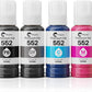 Hiipoo 600ML T552 552 EcoTank Ink (Not Sublimation Ink) Refill Ultra-high Capacity Bottles Replacement for Ecotank Photo ET-8500, ET-8550 Printer (BK PB C M Y GY)