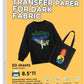 Hiipoo Heat Transfer Paper 8.5x11inch Iron-on Transfer Paper for T-Shirt 50 Sheets Printable and Washable Dark Transfer Paper for Inkjet Printer