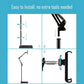 Tablet Floor Stand, 69" Height Adjustable 360-degree Rotatable Tablet Holder, Arm Stretchable Stand, Overhead Bed Phone Mount（4"~12.9''）