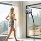 Tablet Floor Stand, 69" Height Adjustable 360-degree Rotatable Tablet Holder, Arm Stretchable Stand, Overhead Bed Phone Mount（4"~12.9''）
